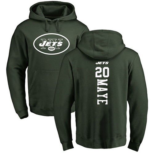 New York Jets Men Green Marcus Maye Backer NFL Football 20 Pullover Hoodie Sweatshirts